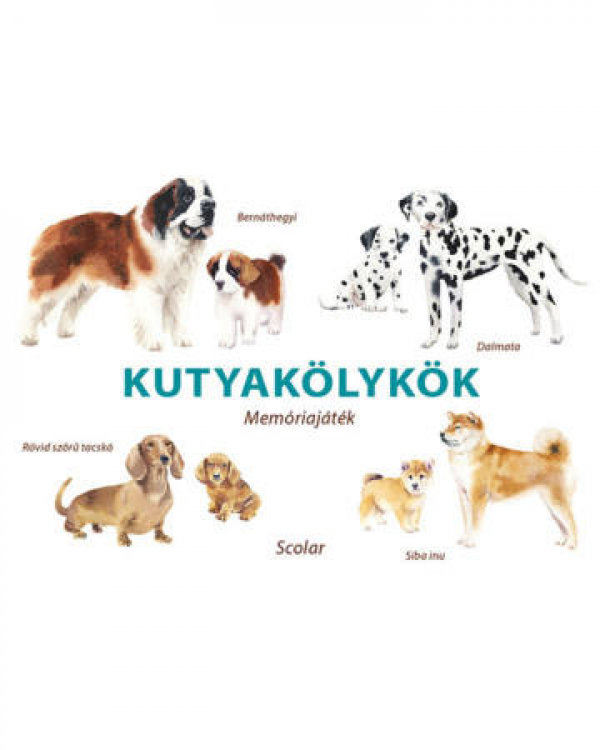 Kutyakölykök - Párosító és memóriajáték