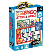 Montessori Touch Bingo - Betűk és szavak angolul