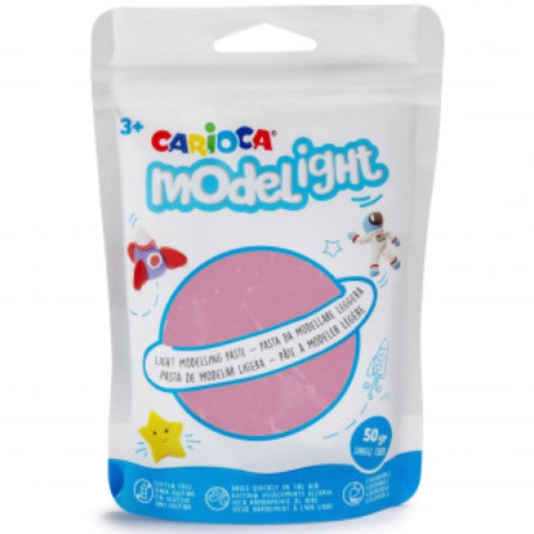 Carioca - Modelight Gyurma - 50g - Rózsaszín