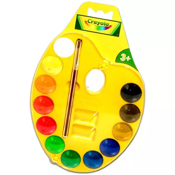 Crayola Vízfesték palettán 12 színű
