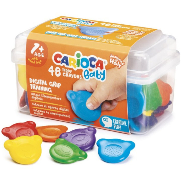 Carioca - Teddy baba zsírkréta - 48db
