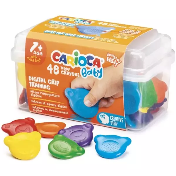 Carioca - Teddy baba zsírkréta - 48db