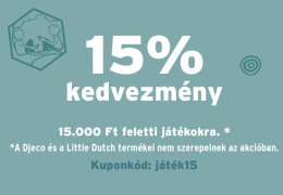Kupon: 15% kedvezmény a 15.000 Ft feletti játékokra