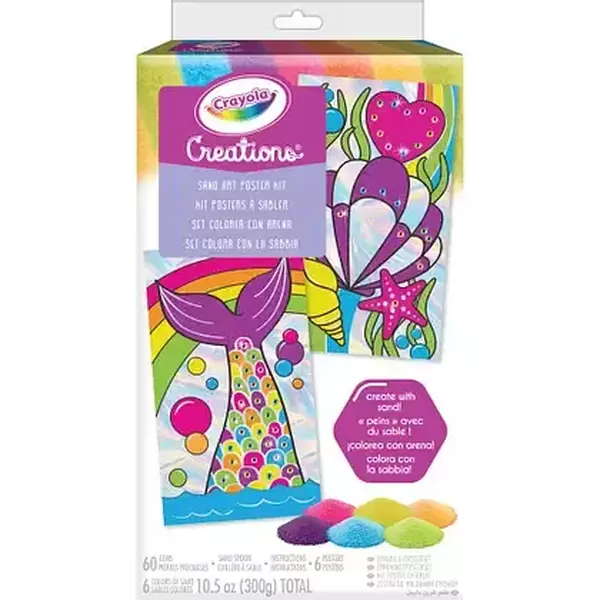 Crayola Creations - Homokfestő készlet