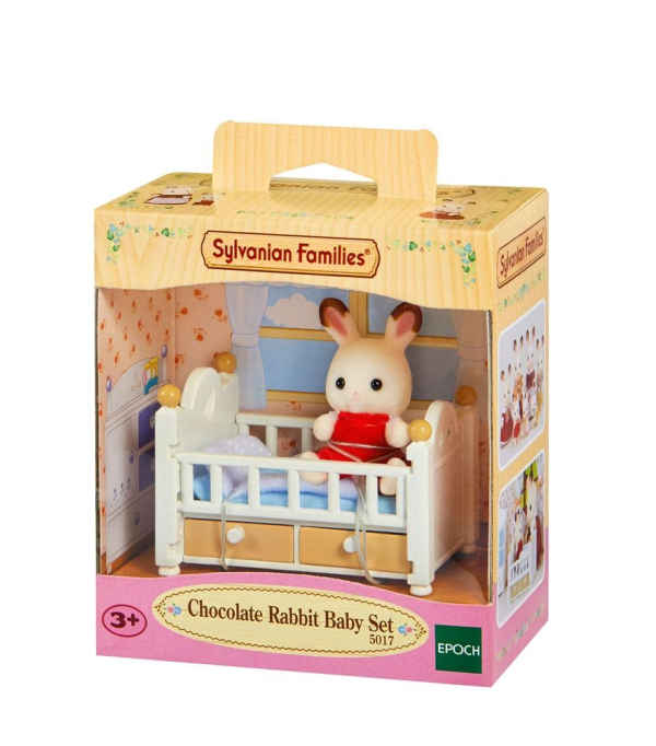 Sylvanian - Csoki Nyuszi bébi kisággyal