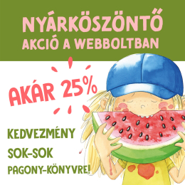Nyárköszöntő akció: akár 2=25% kedvezmény a webboltban!