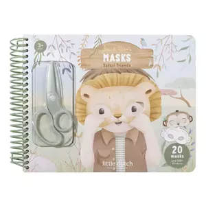 Maszk dekorkönyv ollóval - Safari