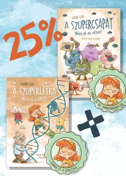 SzuperCsomag kíváncsi gyerekeknek 25% kedvezménnyel!