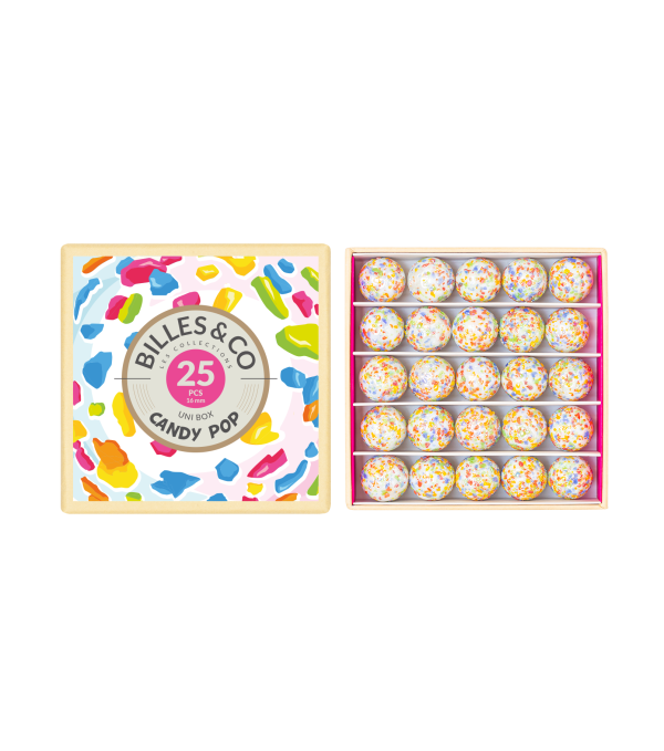 Billes & Co üveggolyó szett - mini box - Candy Pop