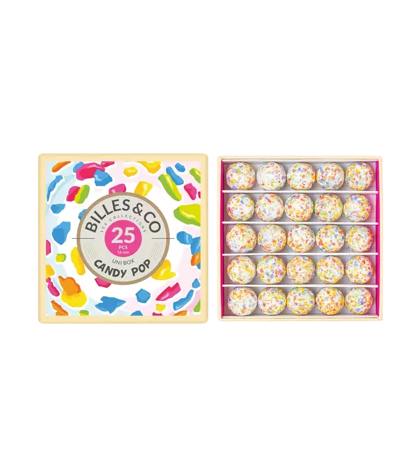 Billes & Co üveggolyó szett - mini box - Candy Pop