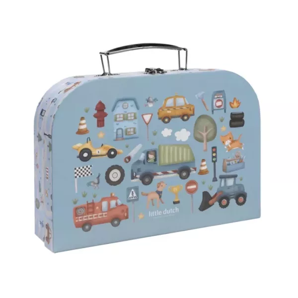 Kreatív készlet bőröndben - Jim járművei