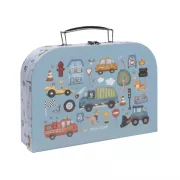 Kreatív készlet bőröndben - Jim járművei