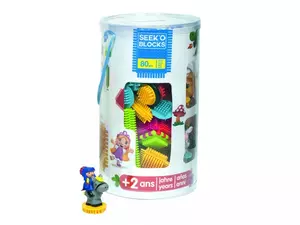 Építőkészlet 80db-os 2 figurával -Tündér és lovag