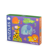 Puzzle - Állatok és kicsinyeik - 2-3-4-5-6 db-os