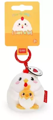 Mini plüss - Kulcstartó - Tyúk