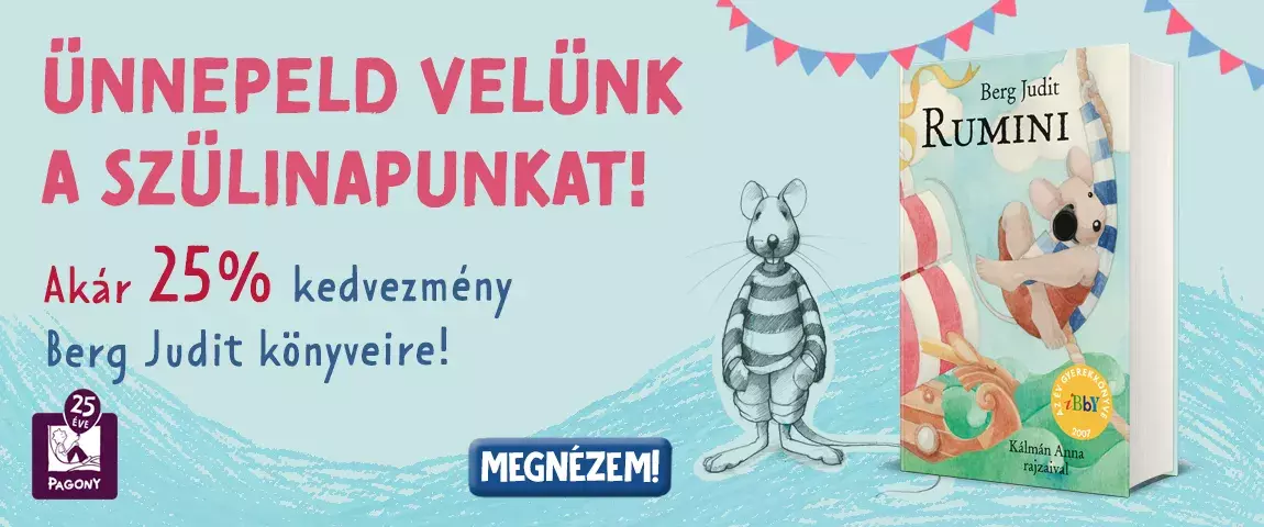 Berg Judit könyvei akár 25% kedvezménnyel!