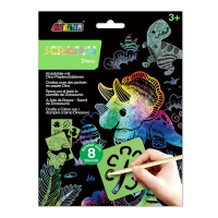 Karckép készítés stencillel - Dinoszaurusz