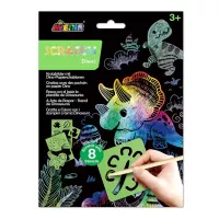 Karckép készítés stencillel - Dinoszaurusz