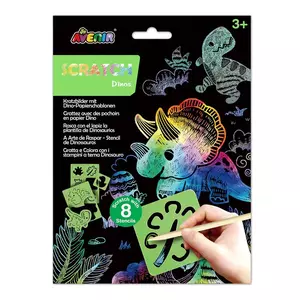 Karckép készítés stencillel - Dinoszaurusz