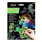 Karckép készítés stencillel - Dinoszaurusz