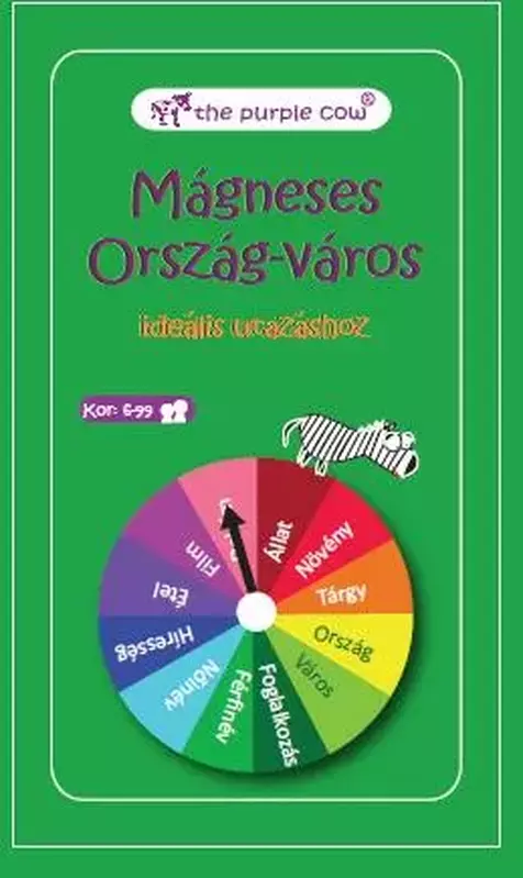 Mágneses társasjáték - Ország-város