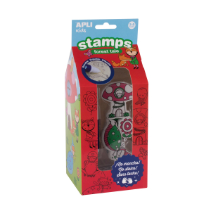 Textil nyomda készlet varázs filccel - Erdő