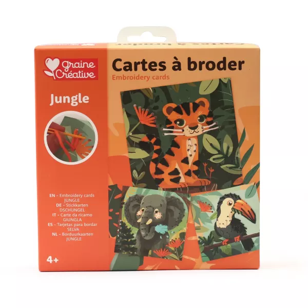 Hímzőkártyák – Dzsungel