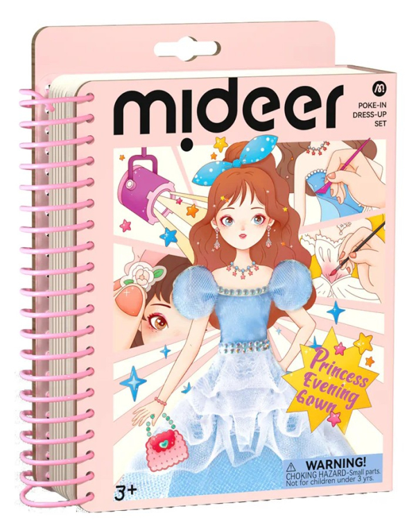 Divattervező füzet - Textil kiegészítőkkel - Estélyi ruhák