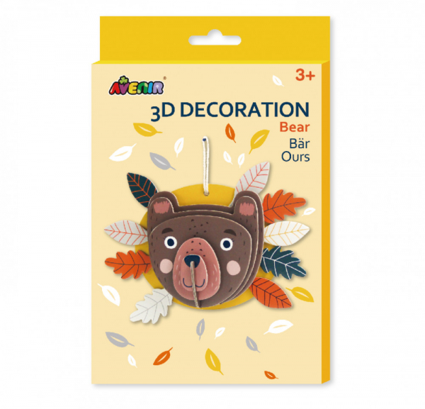 3D dekorációs puzzle - Maci
