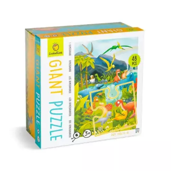 Óriás puzzle - Dinoszauruszok - 48db