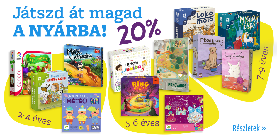 Szuper játékok 20% kedvezménnyel!