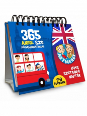 Agymenők - Képes szótanuló naptár - 365 angol szó példamondatokkal 7-9 éveseknek