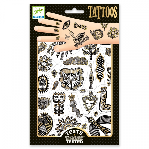 Tetoválás – Golden chic