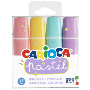 Carioca - Pastel szövegkiemelő -  4db