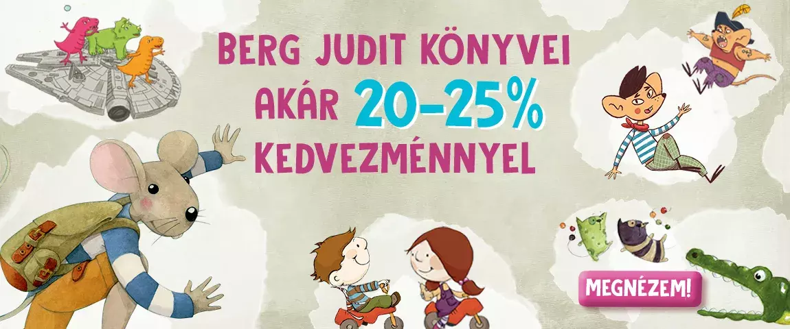 Berg Judit könyvei akár 20-25% kedvezménnyel!