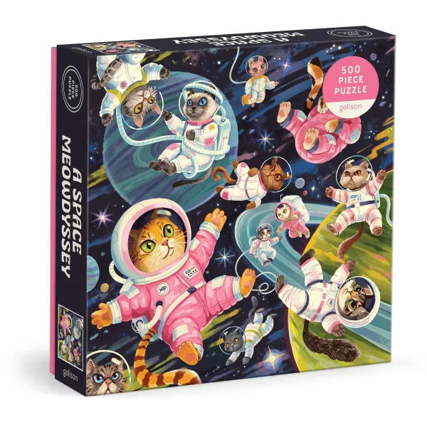 Puzzle - Asztronauta macskák - 500db