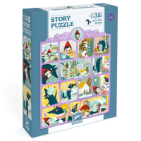 Mese puzzle - Piroska és a farkas - 35db-os