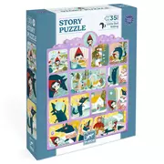 Mese puzzle - Piroska és a farkas - 35db-os