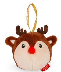 Plüss karácsonyi dísz - Rénszarvas