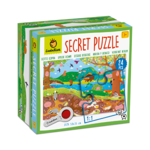 Secret puzzle - Erdei állatok - 24db
