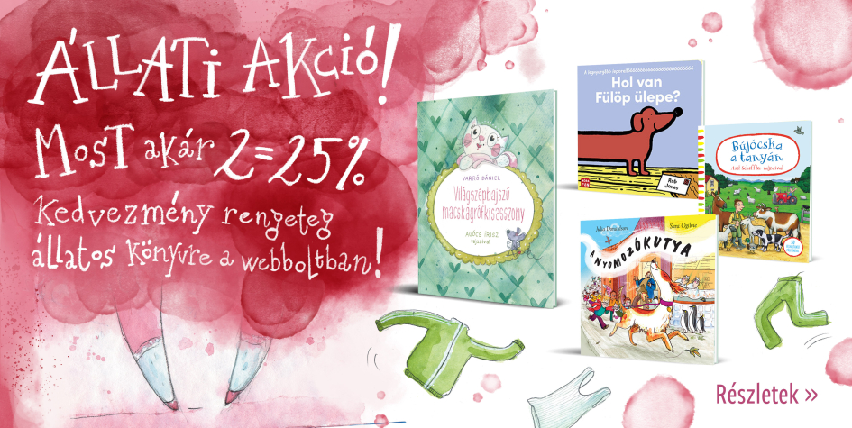 Állatos könyvek akcióban!