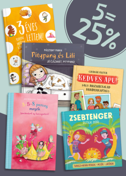 5 Pagony könyv=25%