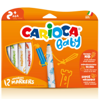 Carioca -  Színes bébi filctoll készlet - 12db