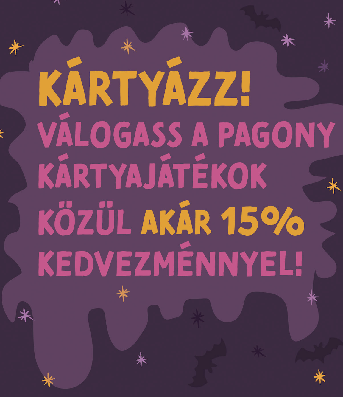 Szuper kártyajátékok akár 15% kedvezménnyel!