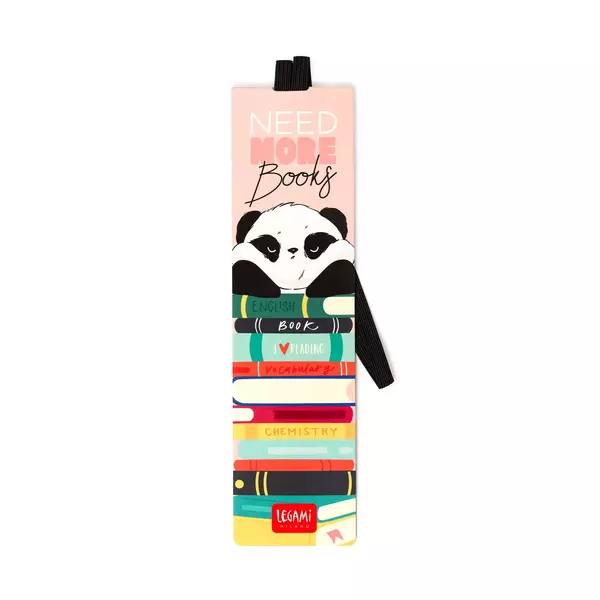 Legami - könyvjelző gumipánttal - Panda