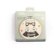 Hímzőkészlet - Szuper cica - 15 cm 