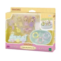 Sylvanian Families - Nyuszi hármasikrek fürdőző szett