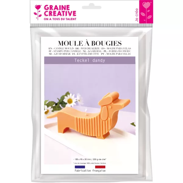 Gyertyaöntő forma - Tacskó 