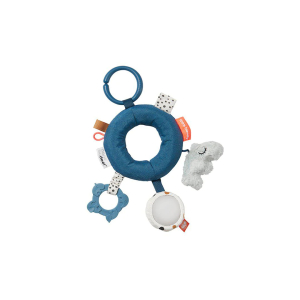 Készségfejlesztő babajáték - Fellógatható gyűrű - Kék