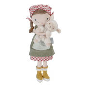 Baba díszdobozban - Rosa báránnyal - 35cm